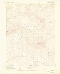 Mount Axtell Colorado Historical topographic map, 1:24000 scale, 7.5 X 7.5 Minute, Year 1961