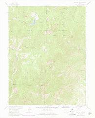 Mount Big Chief Colorado Historical topographic map, 1:24000 scale, 7.5 X 7.5 Minute, Year 1961