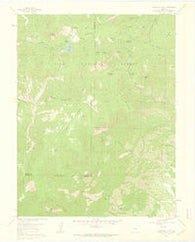 Mount Big Chief Colorado Historical topographic map, 1:24000 scale, 7.5 X 7.5 Minute, Year 1961