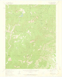 Mount Big Chief Colorado Historical topographic map, 1:24000 scale, 7.5 X 7.5 Minute, Year 1961