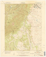 Mount Big Chief Colorado Historical topographic map, 1:62500 scale, 15 X 15 Minute, Year 1951
