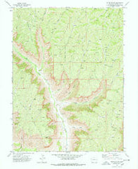 Mount Blaine Colorado Historical topographic map, 1:24000 scale, 7.5 X 7.5 Minute, Year 1971