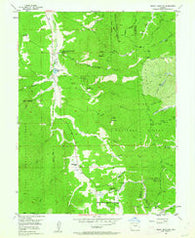 Mount Deception Colorado Historical topographic map, 1:24000 scale, 7.5 X 7.5 Minute, Year 1954