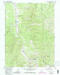 Mount Deception Colorado Historical topographic map, 1:24000 scale, 7.5 X 7.5 Minute, Year 1954