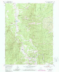 Mount Deception Colorado Historical topographic map, 1:24000 scale, 7.5 X 7.5 Minute, Year 1954