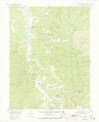Mount Deception Colorado Historical topographic map, 1:24000 scale, 7.5 X 7.5 Minute, Year 1954