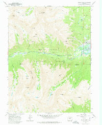 Mount Elbert Colorado Historical topographic map, 1:24000 scale, 7.5 X 7.5 Minute, Year 1967