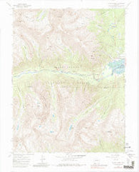 Mount Elbert Colorado Historical topographic map, 1:24000 scale, 7.5 X 7.5 Minute, Year 1967