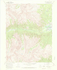 Mount Elbert Colorado Historical topographic map, 1:24000 scale, 7.5 X 7.5 Minute, Year 1967