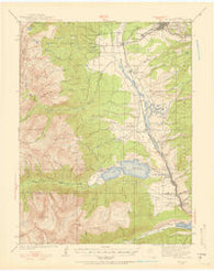 Mount Elbert Colorado Historical topographic map, 1:62500 scale, 15 X 15 Minute, Year 1935