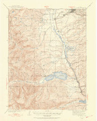 Mount Elbert Colorado Historical topographic map, 1:62500 scale, 15 X 15 Minute, Year 1935
