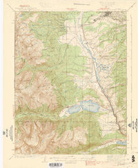 Mount Elbert Colorado Historical topographic map, 1:62500 scale, 15 X 15 Minute, Year 1939
