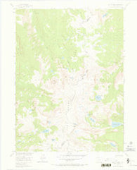 Mount Ethel Colorado Historical topographic map, 1:24000 scale, 7.5 X 7.5 Minute, Year 1955