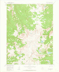 Mount Ethel Colorado Historical topographic map, 1:24000 scale, 7.5 X 7.5 Minute, Year 1955