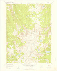 Mount Ethel Colorado Historical topographic map, 1:24000 scale, 7.5 X 7.5 Minute, Year 1955