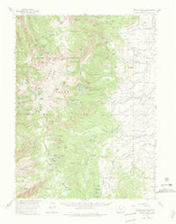 Mount Ethel Colorado Historical topographic map, 1:62500 scale, 15 X 15 Minute, Year 1955