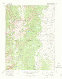 Mount Ethel Colorado Historical topographic map, 1:62500 scale, 15 X 15 Minute, Year 1955