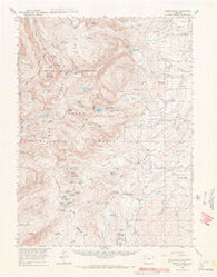 Mount Ethel Colorado Historical topographic map, 1:62500 scale, 15 X 15 Minute, Year 1955