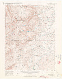 Mount Ethel Colorado Historical topographic map, 1:62500 scale, 15 X 15 Minute, Year 1955