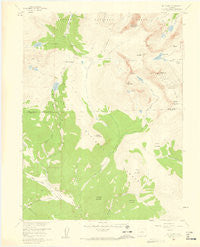 Mount Evans Colorado Historical topographic map, 1:24000 scale, 7.5 X 7.5 Minute, Year 1957