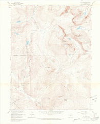 Mount Evans Colorado Historical topographic map, 1:24000 scale, 7.5 X 7.5 Minute, Year 1957
