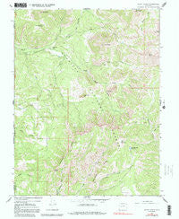 Mount Guero Colorado Historical topographic map, 1:24000 scale, 7.5 X 7.5 Minute, Year 1965