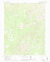 Mount Guero Colorado Historical topographic map, 1:24000 scale, 7.5 X 7.5 Minute, Year 1965
