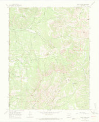 Mount Guero Colorado Historical topographic map, 1:24000 scale, 7.5 X 7.5 Minute, Year 1965