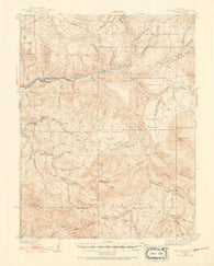 Mount Gunnison Colorado Historical topographic map, 1:62500 scale, 15 X 15 Minute, Year 1938