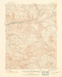 Mount Gunnison Colorado Historical topographic map, 1:62500 scale, 15 X 15 Minute, Year 1938