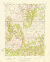 Mount Harris Colorado Historical topographic map, 1:62500 scale, 15 X 15 Minute, Year 1924