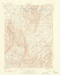 Mount Harris Colorado Historical topographic map, 1:62500 scale, 15 X 15 Minute, Year 1924