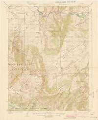 Mount Harris Colorado Historical topographic map, 1:62500 scale, 15 X 15 Minute, Year 1926
