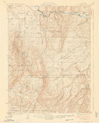Mount Harris Colorado Historical topographic map, 1:62500 scale, 15 X 15 Minute, Year 1926