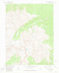 Mount Harvard Colorado Historical topographic map, 1:24000 scale, 7.5 X 7.5 Minute, Year 1982