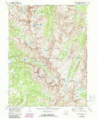 Mount Jackson Colorado Historical topographic map, 1:24000 scale, 7.5 X 7.5 Minute, Year 1970