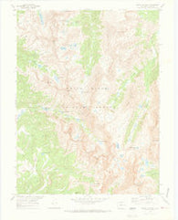 Mount Jackson Colorado Historical topographic map, 1:24000 scale, 7.5 X 7.5 Minute, Year 1970
