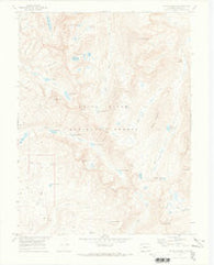 Mount Jackson Colorado Historical topographic map, 1:24000 scale, 7.5 X 7.5 Minute, Year 1970