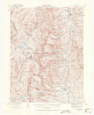 Mount Lincoln Colorado Historical topographic map, 1:62500 scale, 15 X 15 Minute, Year 1938