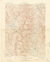 Mount Lincoln Colorado Historical topographic map, 1:62500 scale, 15 X 15 Minute, Year 1938