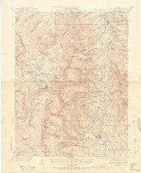 Mount Lincoln Colorado Historical topographic map, 1:62500 scale, 15 X 15 Minute, Year 1938