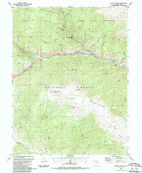 Mount Logan Colorado Historical topographic map, 1:24000 scale, 7.5 X 7.5 Minute, Year 1987