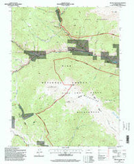 Mount Logan Colorado Historical topographic map, 1:24000 scale, 7.5 X 7.5 Minute, Year 1994