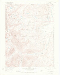 Mount Massive Colorado Historical topographic map, 1:24000 scale, 7.5 X 7.5 Minute, Year 1967