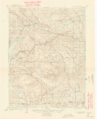 Mount Olympus Colorado Historical topographic map, 1:62500 scale, 15 X 15 Minute, Year 1907