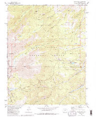 Mount Ouray Colorado Historical topographic map, 1:24000 scale, 7.5 X 7.5 Minute, Year 1980