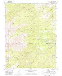Mount Ouray Colorado Historical topographic map, 1:24000 scale, 7.5 X 7.5 Minute, Year 1980