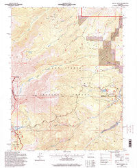 Mount Ouray Colorado Historical topographic map, 1:24000 scale, 7.5 X 7.5 Minute, Year 1994