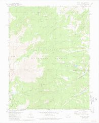 Mount Ouray Colorado Historical topographic map, 1:24000 scale, 7.5 X 7.5 Minute, Year 1980