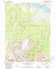 Mount Powell Colorado Historical topographic map, 1:24000 scale, 7.5 X 7.5 Minute, Year 1980